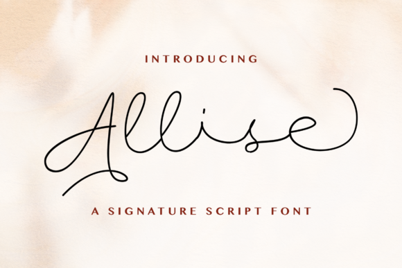 Allise: The Handwritten Typeface for Clearer Campaign Messaging