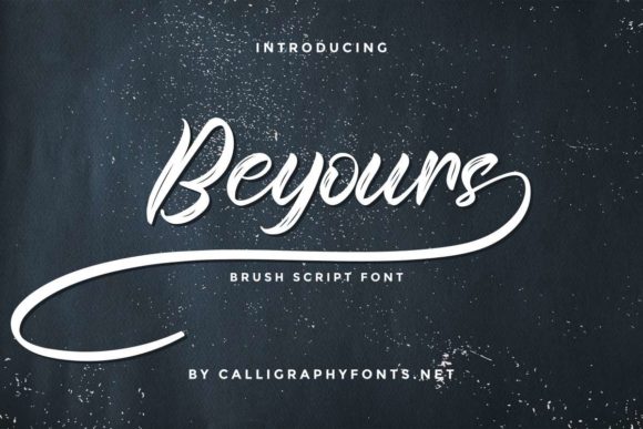 Beyours: The Handwritten Typeface for Authentic Campaign Design