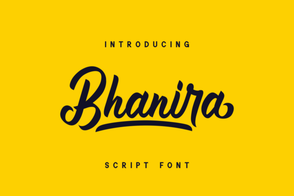 Bhanira: The Handwritten Typeface That Elevates Campaign Visuals