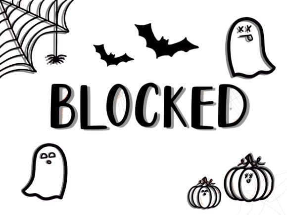 Blocked - Halloween Theme: A Handwritten Typeface for Bold Branding