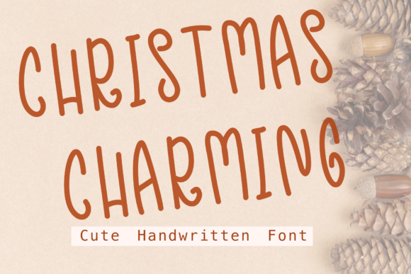 Christmas Charming: A Handwritten Font for Festive Editorial Design