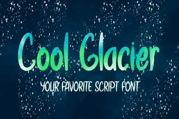 Cool Glacier Handwritten Font for Modern Web Design