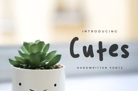 Cutes Font Review: A Sweet Handwritten Typeface for Quirky Brand Identity
