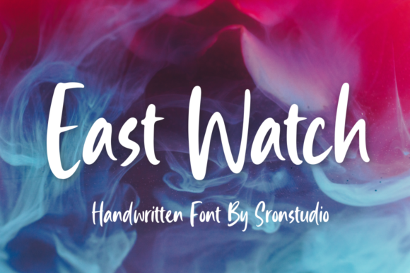 East Watch Typeface: A Designer’s Take on Modern Handwritten Branding