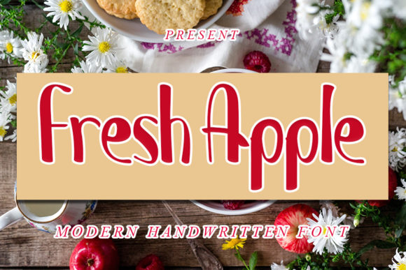 Fresh Apple: The Handwritten Typeface That Elevates Small Business Branding