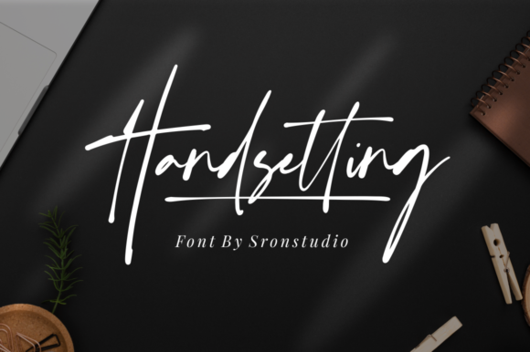 Handsetting Typeface: A Relaxed Script for Authentic Brand Identity