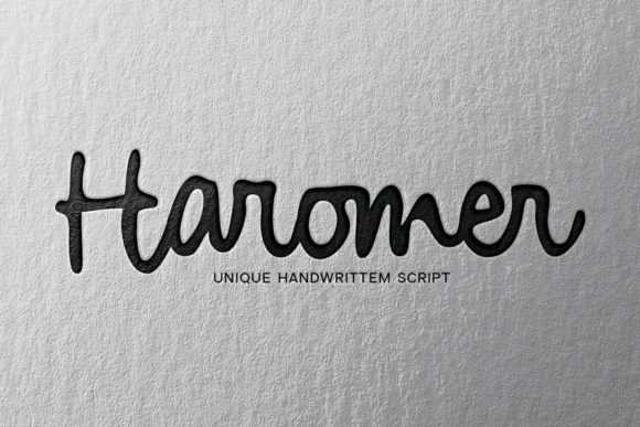 Haromer Typeface: Elevating Campaign Visuals with Handwritten Charm