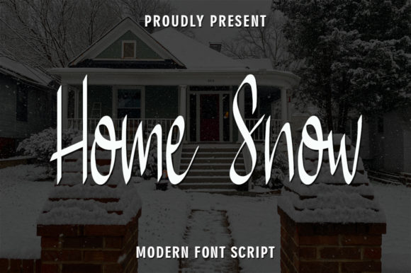 Home Snow: A Timeless Handwritten Typeface for Elegant Branding