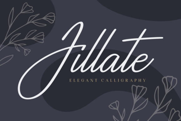 Jillate: A Handwritten Typeface for Editorial Elegance