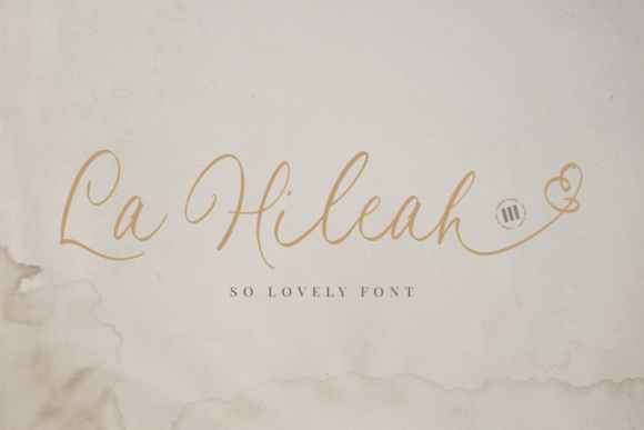 La Hileah: Elevate Your Brand With Elegant Handwritten Typography