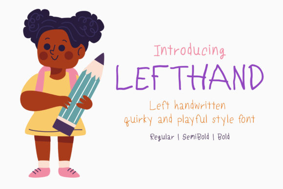 Lefthand: The Playful Handwritten Font for Authentic Brand Identity