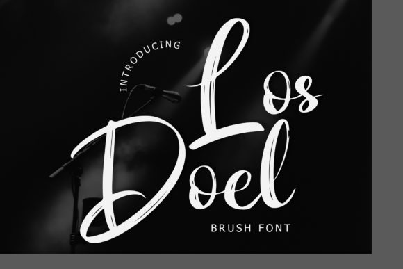 Los Doel: A Modern Brush Script for Luxurious Brand Identity
