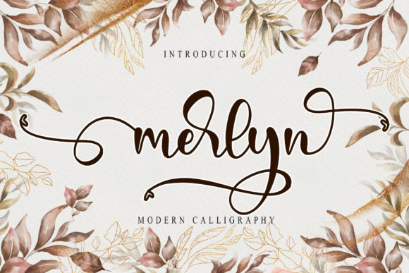 Merlyn Typeface: Elevating Campaign Visuals with Romantic Script Appeal