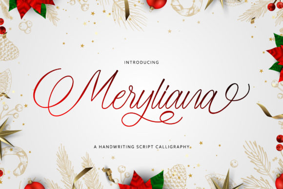 Meryliana: A Handwritten Typeface for Editorial Elegance