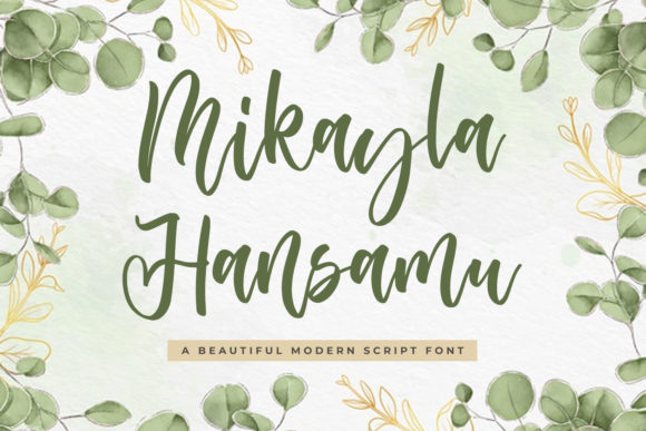 Mikayla Hansamu: The Script Typeface for Scroll-Stopping Visuals