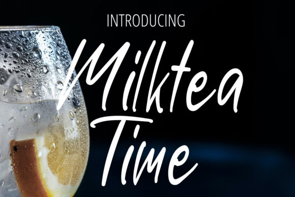 Milktea Time: The Handwritten Typeface That Transforms Small Business Branding
