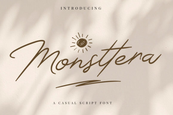 Monsttera: The Handwritten Typeface for Scroll-Stopping Visuals
