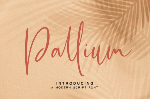 Pallium Typeface: Elevating Brand Identity with Relaxed Handwritten Style