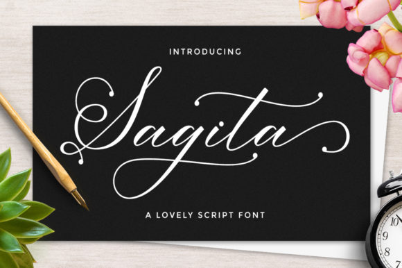 Sagita Handwritten Font: A Modern Script for Crafters and Sellers