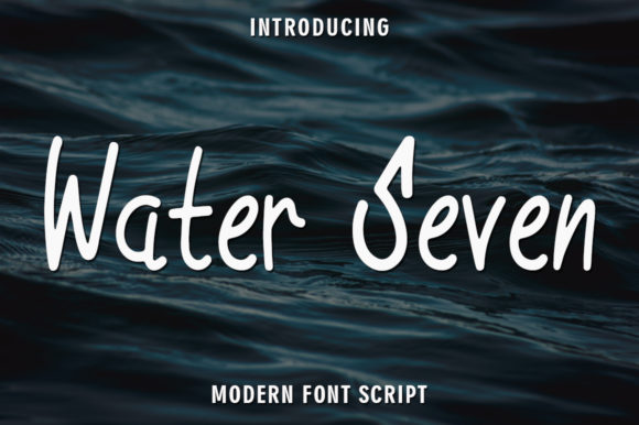 Water Seven: A Script Typeface for Polished Small Business Branding