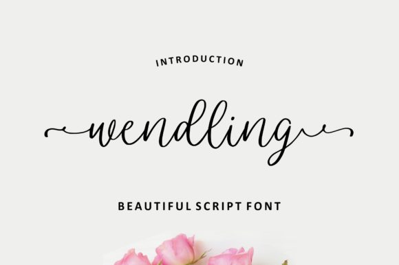 Wendling: The Elegant Script Font for Handmade Product Design